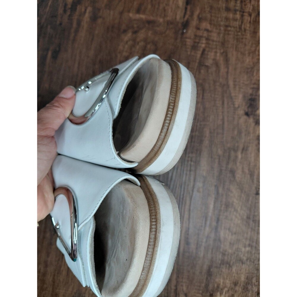 Tamaris Comfort White Nappa Sandals Women Size 37 - Picture 15 of 16